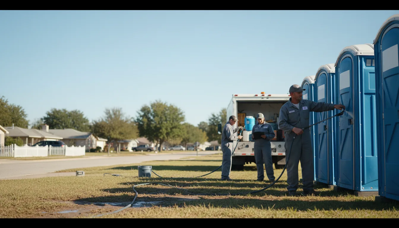 Long-Term Portable Toilet Rental in George, IA near me